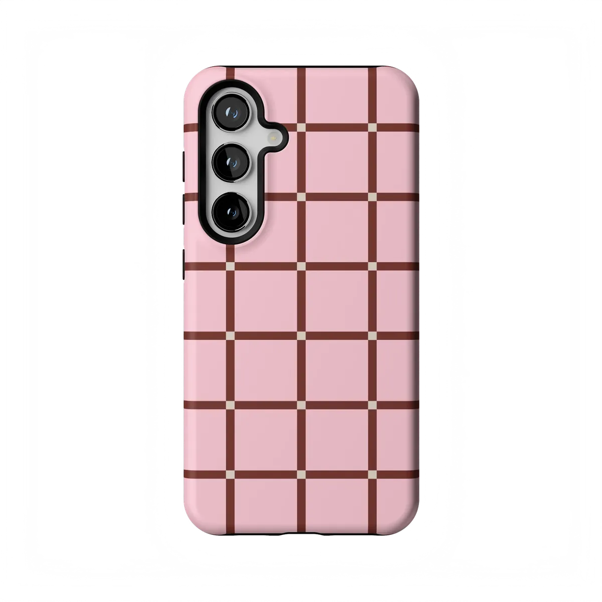 Uptown Gridlock | Pink Checkerboard Case