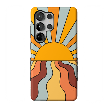 Shine On | Retro Sunset Case iPhone Case get.casely Bold Flex + MagSafe® Galaxy S26 Ultra