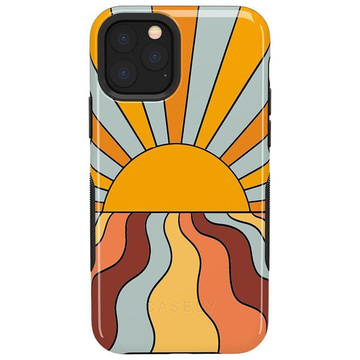 Shine On | Retro Sunset Case iPhone Case get.casely Bold iPhone 11 Pro Max