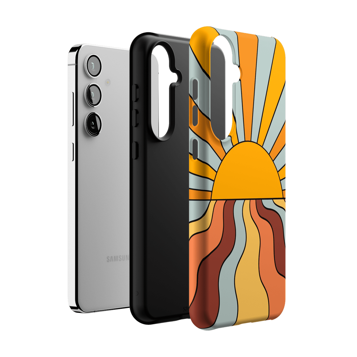 Shine On | Retro Sunset Case iPhone Case get.casely