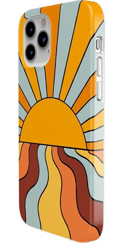 Shine On | Retro Sunset Case iPhone Case get.casely