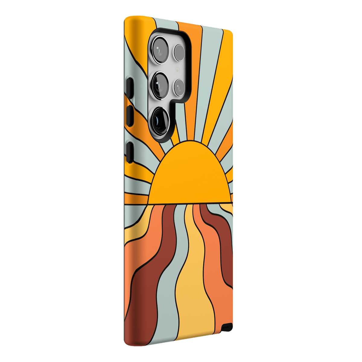 Shine On | Retro Sunset Case iPhone Case get.casely