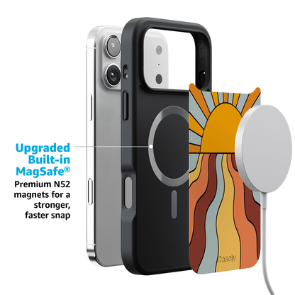 Shine On | Retro Sunset Case iPhone Case get.casely