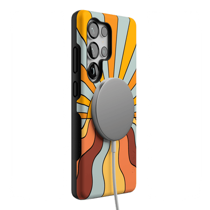 Shine On | Retro Sunset Case iPhone Case get.casely