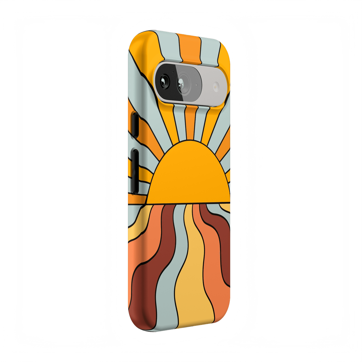 Shine On | Retro Sunset Case iPhone Case get.casely