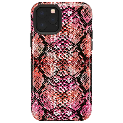 Snake Along | Red Snake Skin Case iPhone Case get.casely Bold iPhone 11 Pro Max