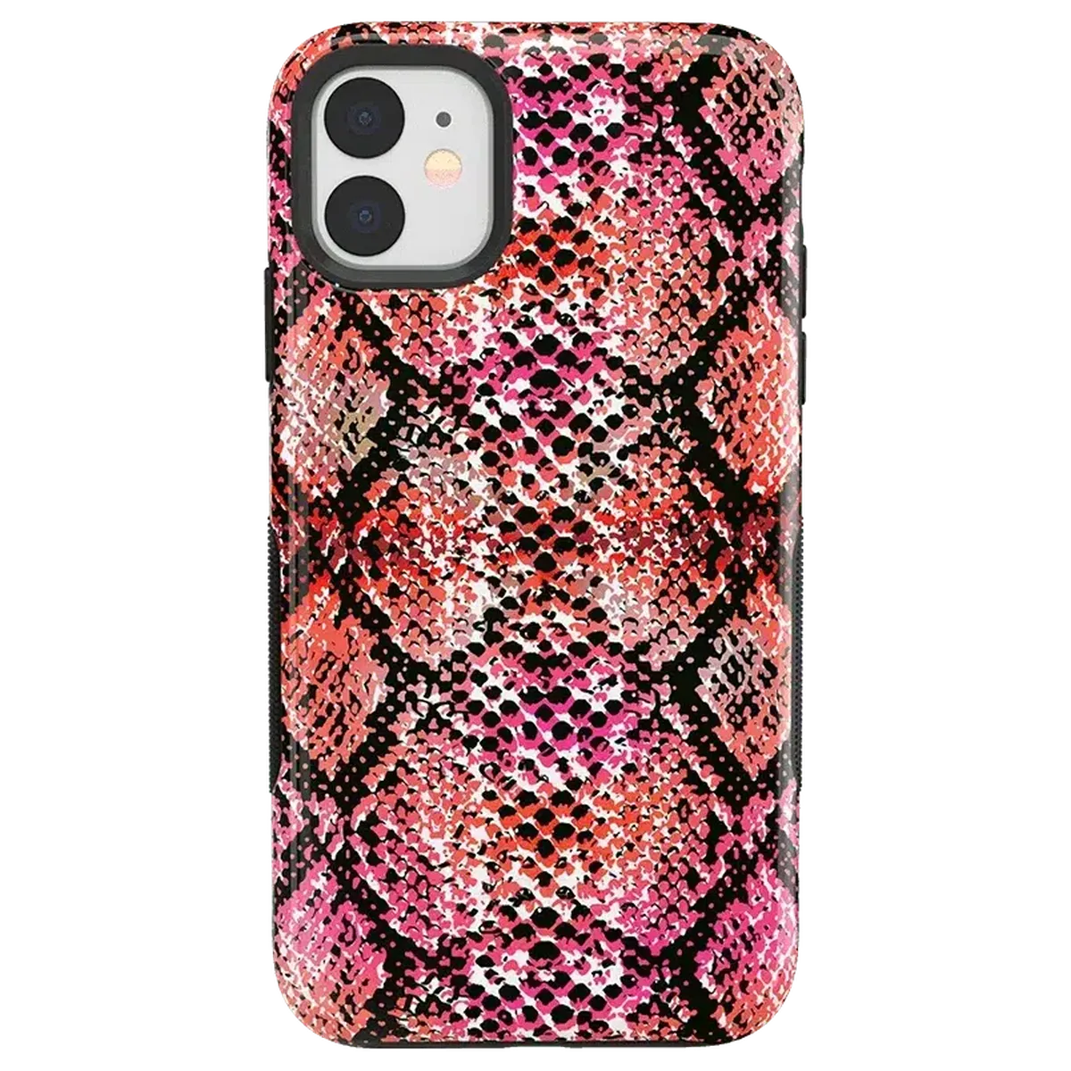 Snake Along | Red Snake Skin Case iPhone Case get.casely Bold iPhone 11