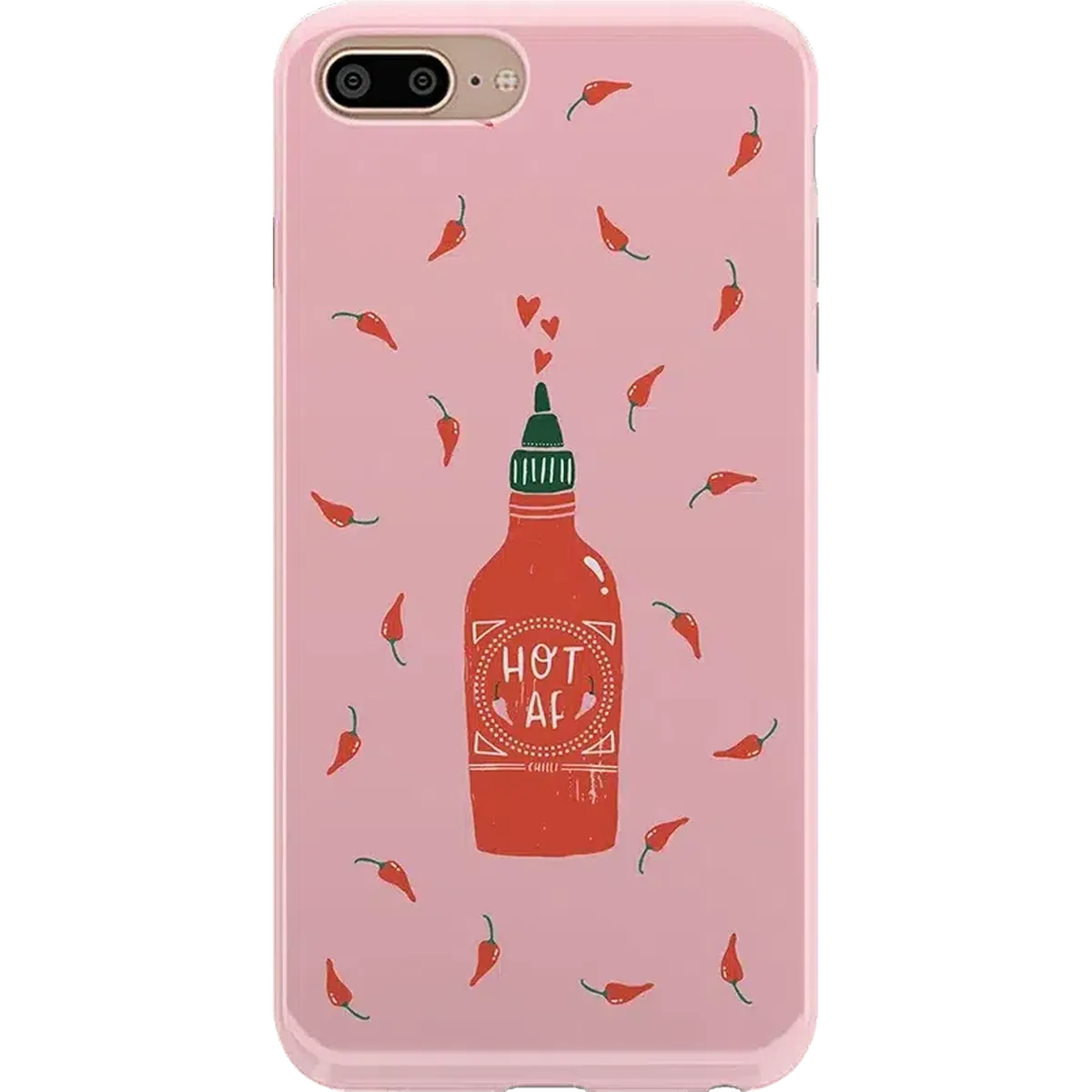 Spicy AF | Pink Chili Hot Sauce Case iPhone Case get.casely Classic iPhone 6/7/8 Plus