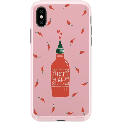 Spicy AF | Pink Chili Hot Sauce Case iPhone Case get.casely Classic iPhone XS Max