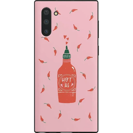 Spicy AF | Pink Chili Hot Sauce Samsung Case Samsung Case get.casely Classic Galaxy Note 10 Plus
