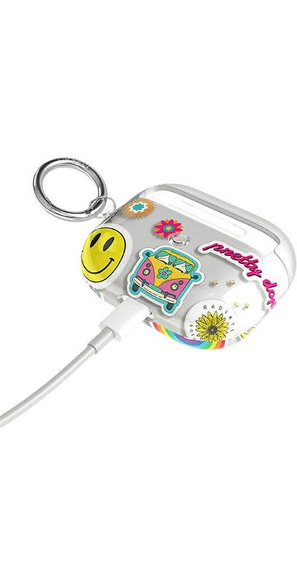 Stuck on U | Festival Sticker Floral AirPods Case AirPods Case get.casely