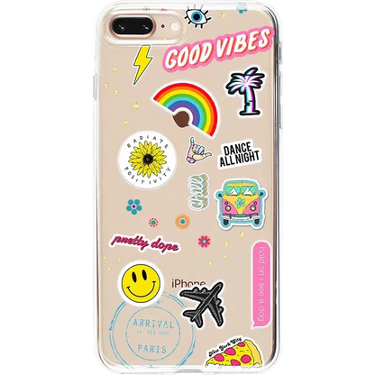 Stuck on U | Festival Sticker Floral Case iPhone Case get.casely Classic iPhone 6/7/8 Plus