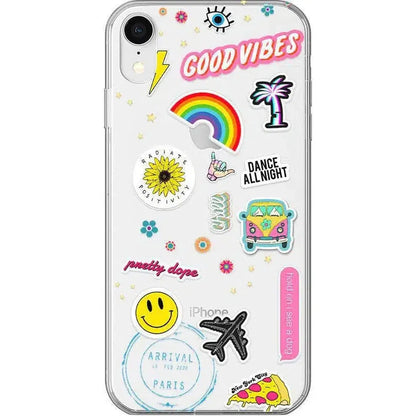 Stuck on U | Festival Sticker Floral Case iPhone Case get.casely Classic iPhone XR