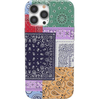 Swatch It Up | Patchwork Bandana Case iPhone Case get.casely Classic + MagSafe® iPhone 13 Pro Max
