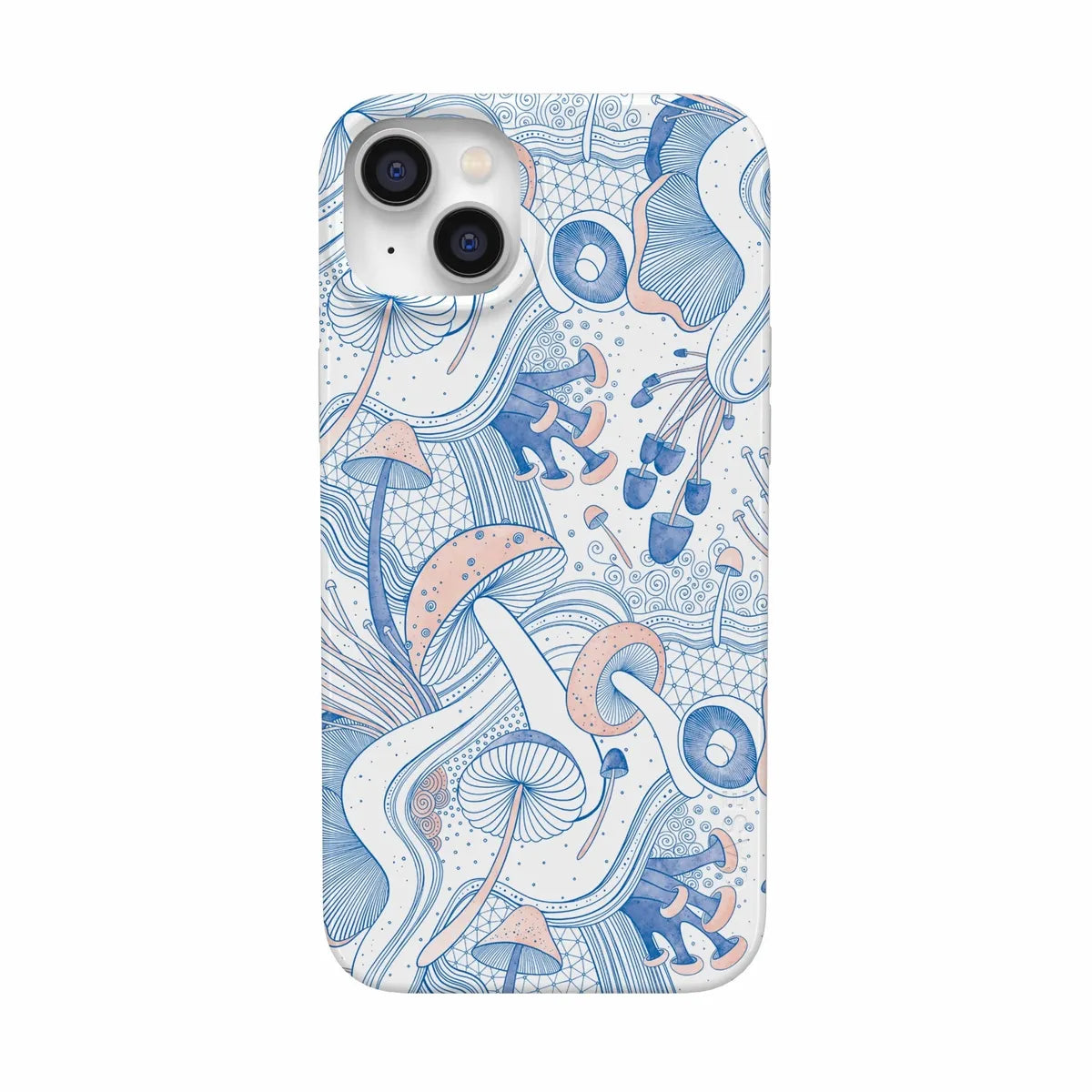 The Fun Guy | Enchanted Forest Mushroom Floral Case iPhone Case get.casely Classic + MagSafe® iPhone 14 Plus