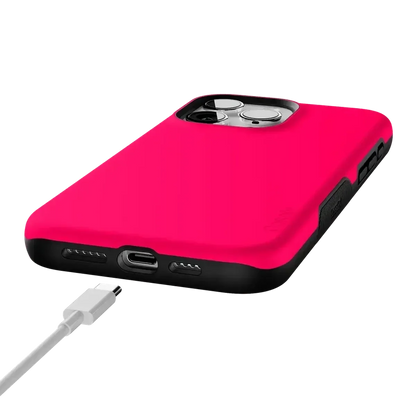 Think Pink | Solid Neon Pink Case iPhone Case get.casely