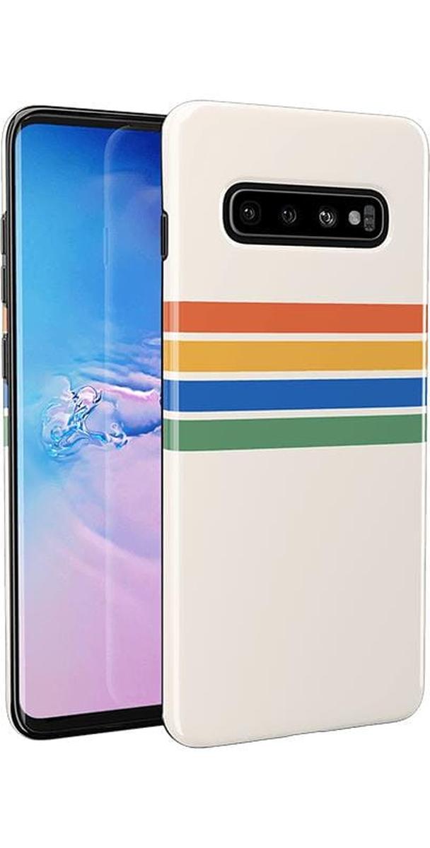 Totally Groovy | Rainbow Stripes Color Block Samsung Case Samsung Case get.casely