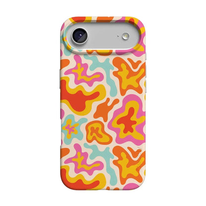 Tropical Color Splash | Abstract Retro Case iPhone Case get.casely Classic + MagSafe® iPhone 17 Air
