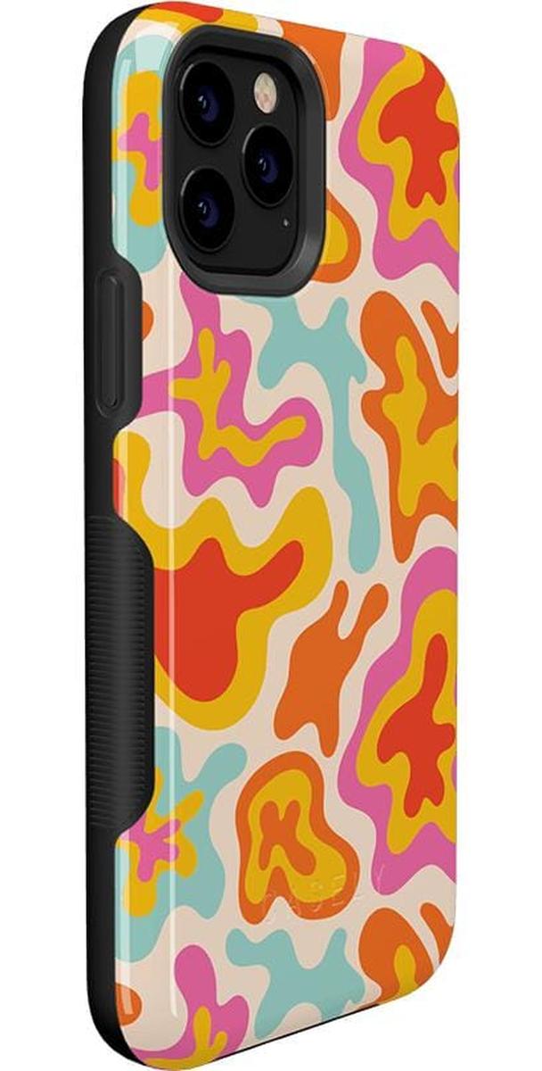 Tropical Color Splash | Abstract Retro Case iPhone Case get.casely