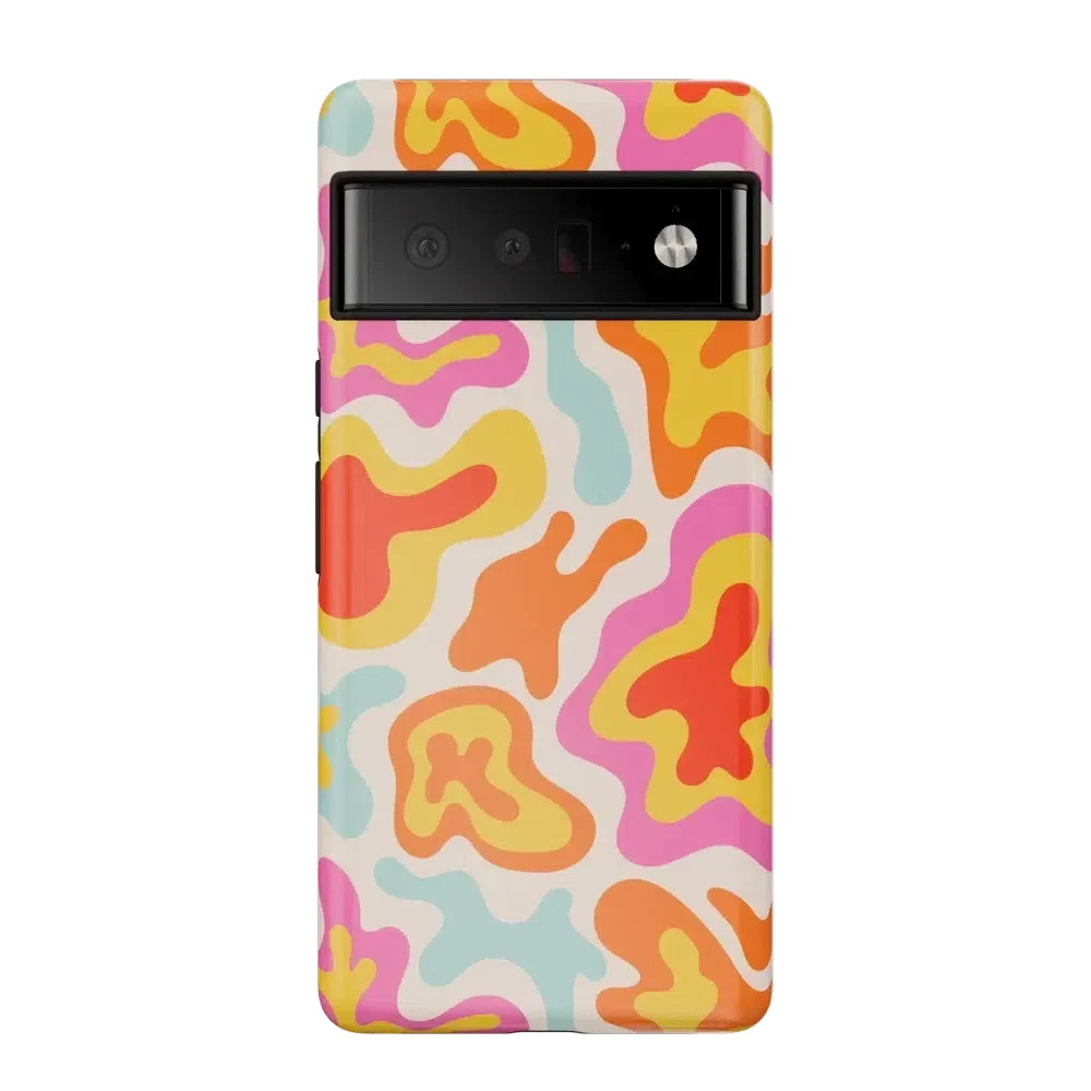 Tropical Color Splash | Abstract Retro Google Pixel Case Google Pixel Case Casetry Essential Google Pixel 6 Pro