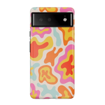 Tropical Color Splash | Abstract Retro Google Pixel Case Google Pixel Case Casetry Essential Google Pixel 6