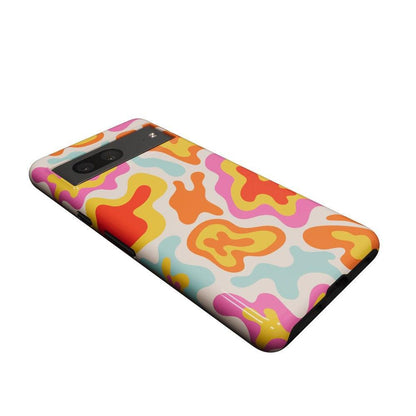 Tropical Color Splash | Abstract Retro Google Pixel Case Google Pixel Case Casetry