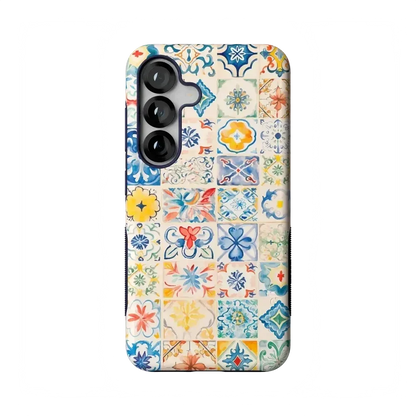 Tuscan Tiles | Dolce Vita Case iPhone Case get.casely Bold Flex + MagSafe® Galaxy S25