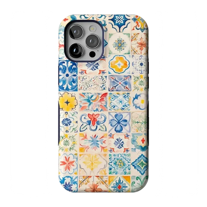 Tuscan Tiles | Dolce Vita Case iPhone Case get.casely Bold Flex + MagSafe® iPhone 12 Pro Max