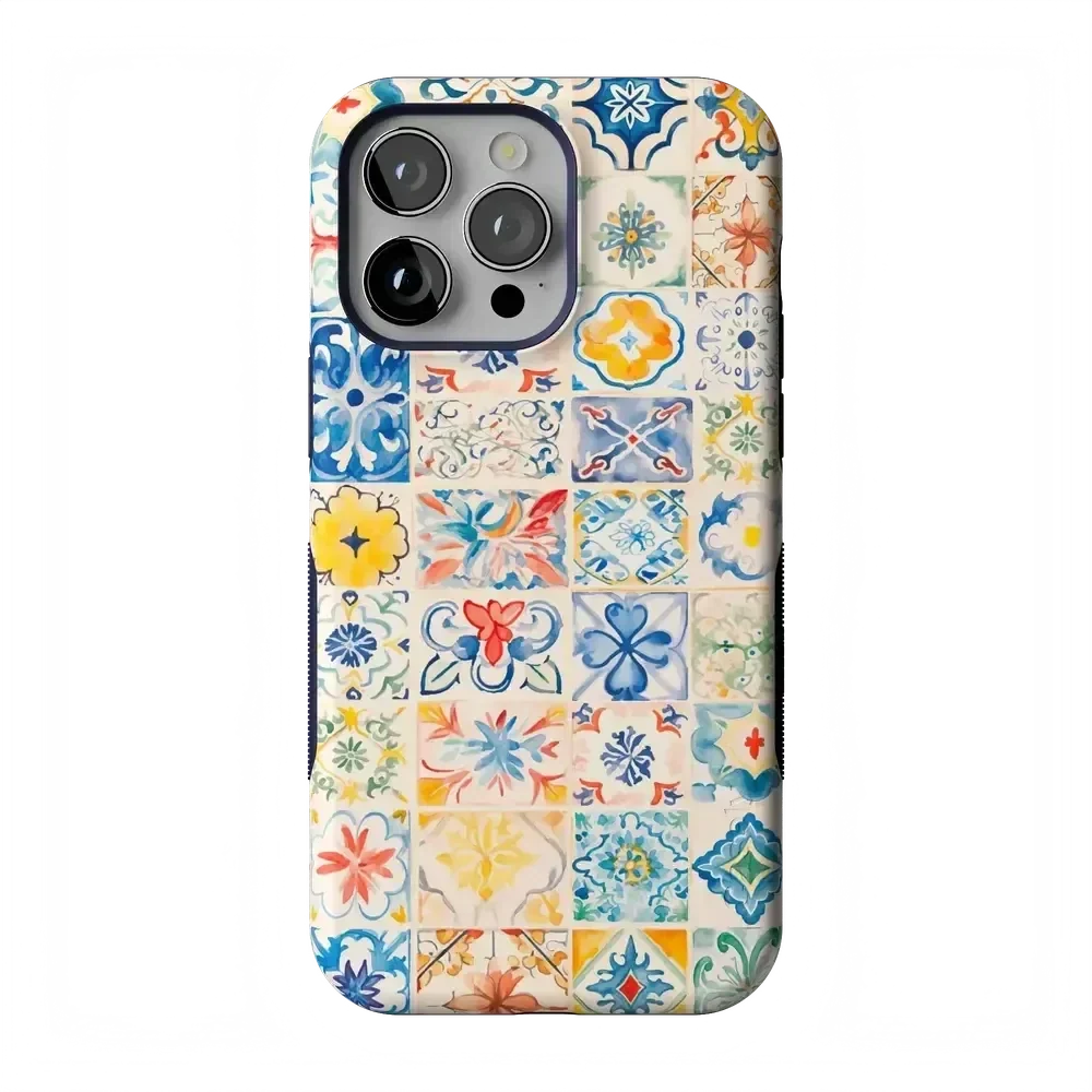 Tuscan Tiles | Dolce Vita Case iPhone Case get.casely Bold + MagSafe® iPhone 14 Pro Max