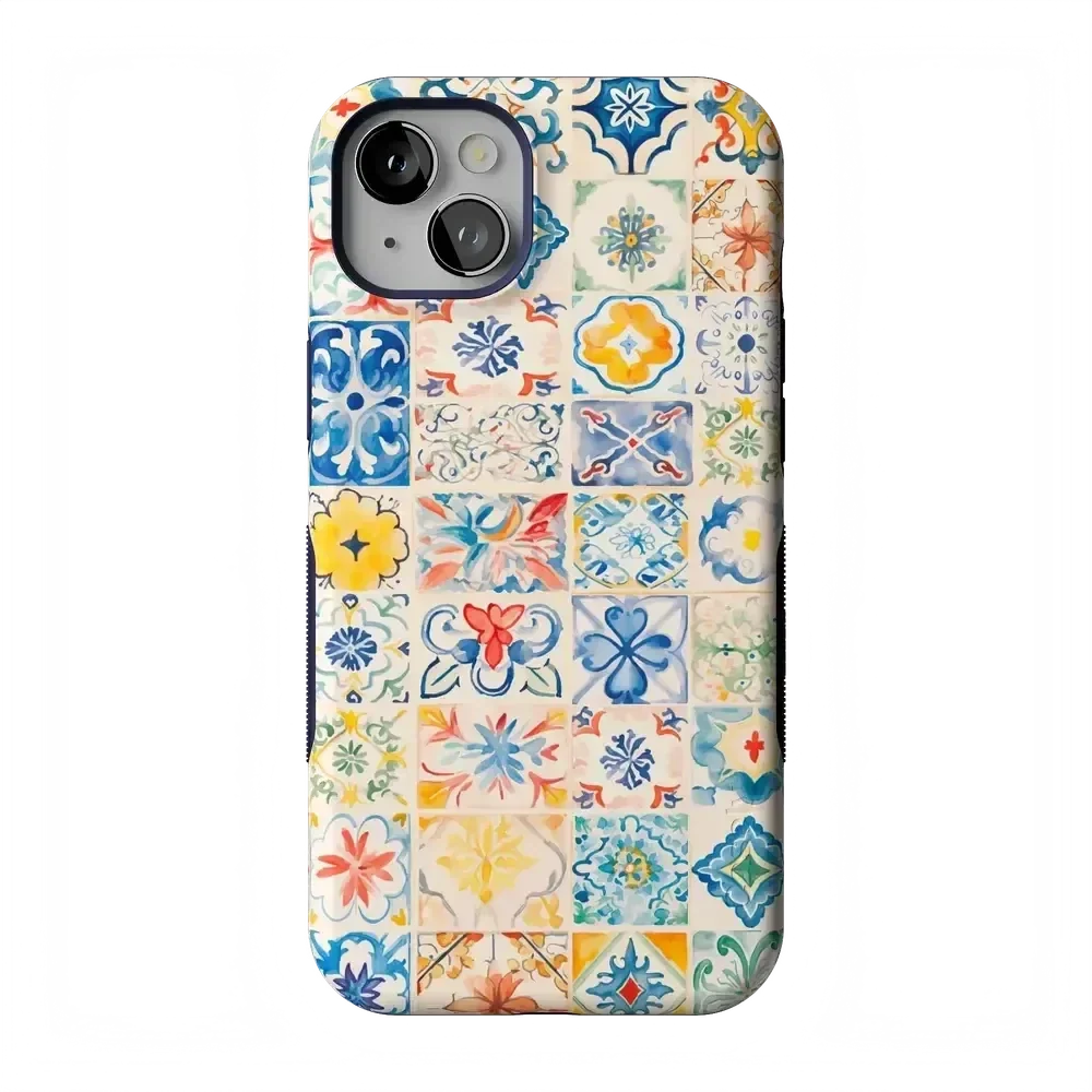 Tuscan Tiles | Dolce Vita Case iPhone Case get.casely Bold + MagSafe® iPhone 15