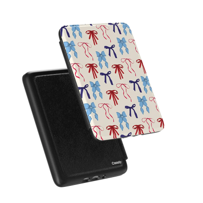 American Girlie | Red White & Blue Bows Kindle Case