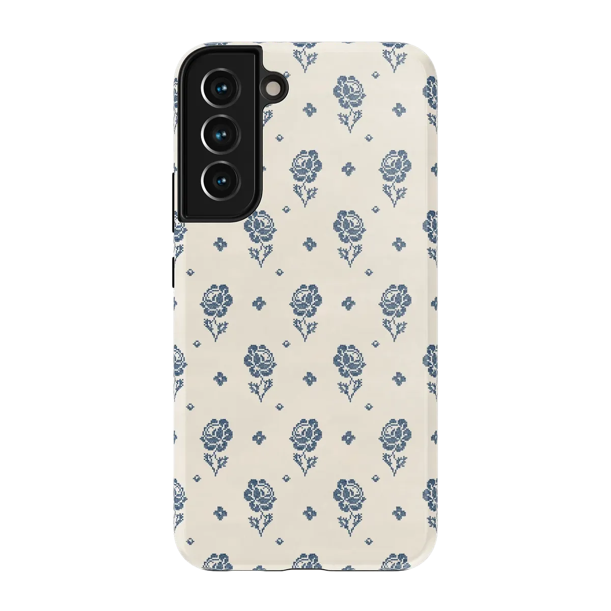 Seaside Stitch | Vintage Roses Case - Galaxy S22 Plus