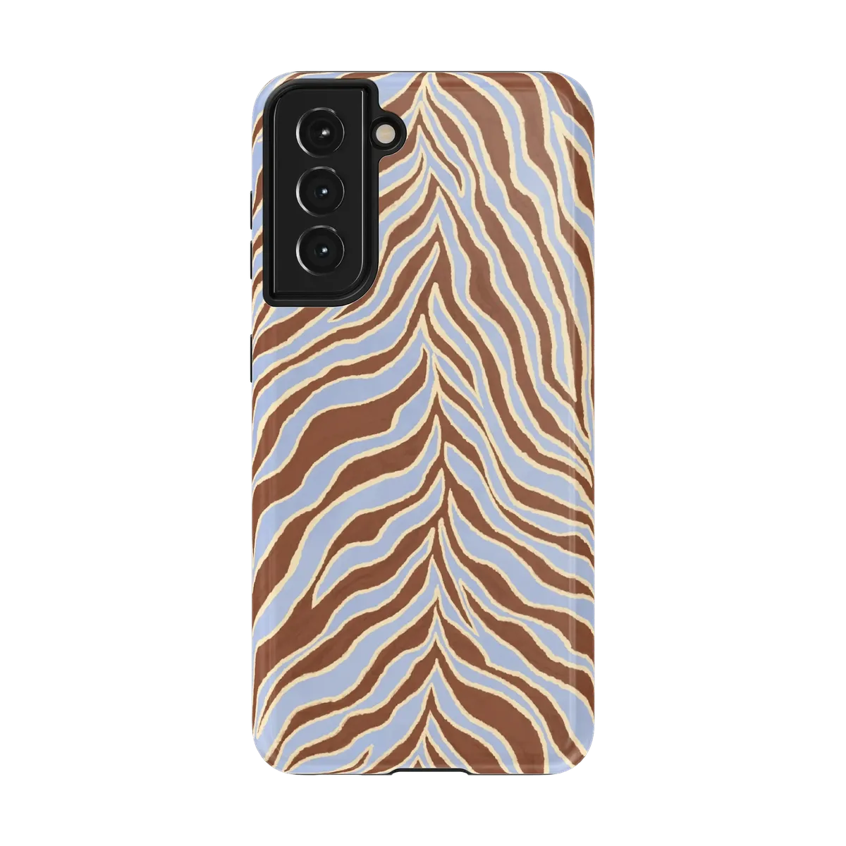 Untamed | Brown & Blue Zebra Case - Galaxy S21