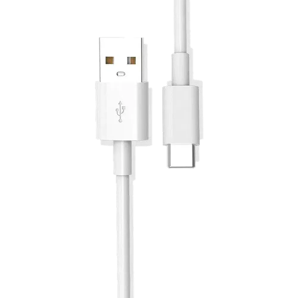 USB to USB-C Power Pod Charging Cord - White Charging Cable get.casely