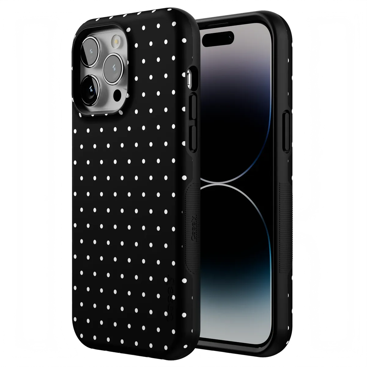 On the Dot | White Polka Dot Case