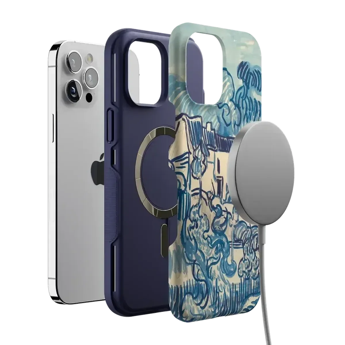 Van Gogh | Landscape With Houses Phone Case iPhone Case Van Gogh Museum