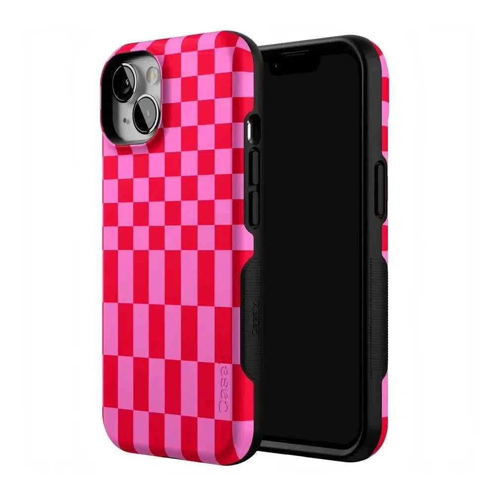 Vibe Check | Pink Checkerboard Case Phone Case Casetry