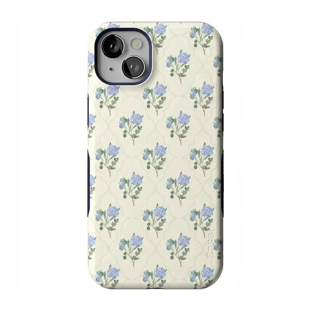 Vintage Garden | Blue Hydrangea Case iPhone Case get.casely Bold Flex + MagSafe® iPhone 14 Plus