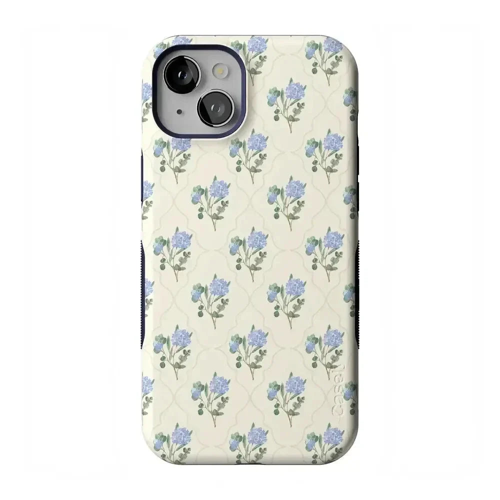 Vintage Garden | Blue Hydrangea Case iPhone Case get.casely Bold Flex + MagSafe® iPhone 15 Plus