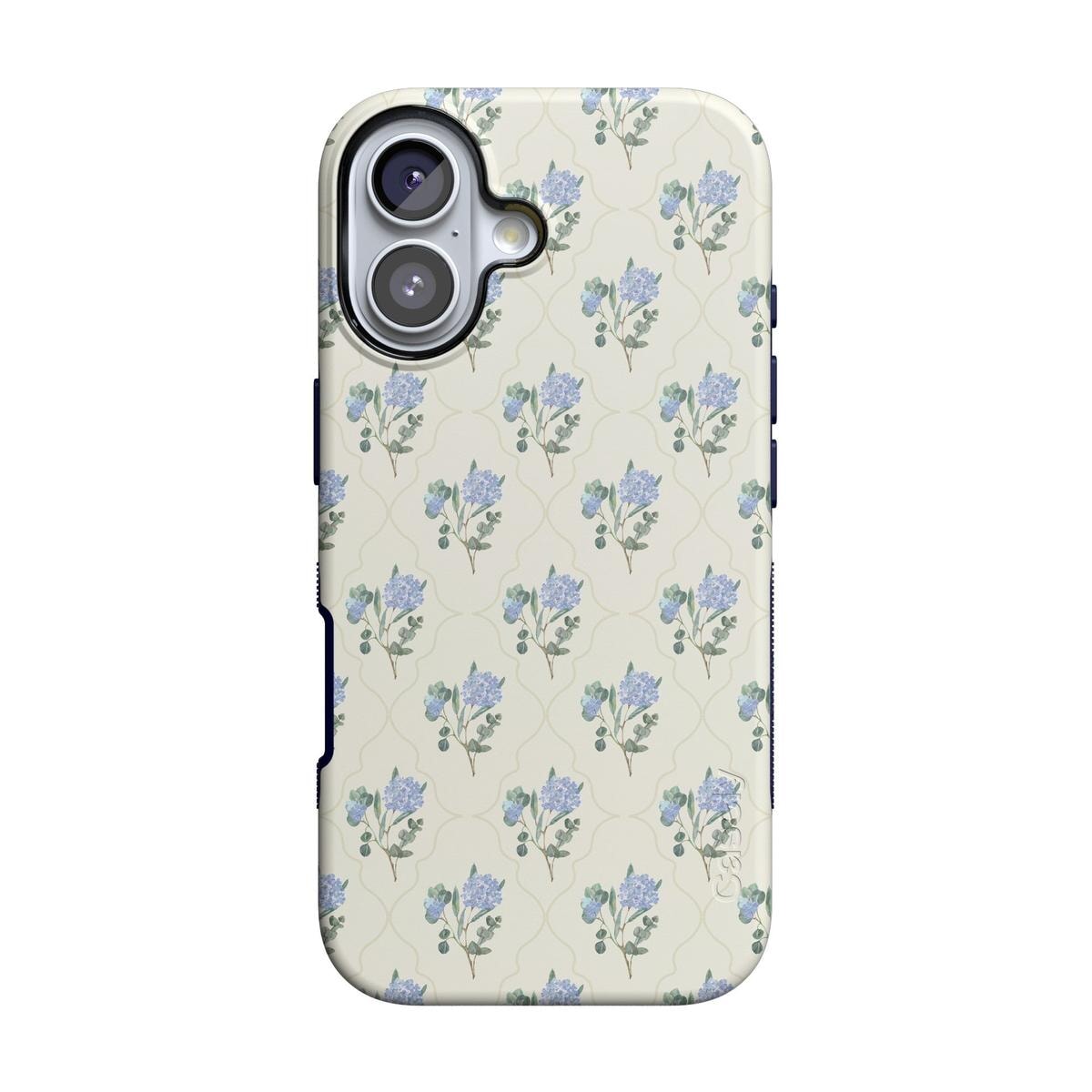 Vintage Garden | Blue Hydrangea Case iPhone Case get.casely Bold + MagSafe® iPhone 17