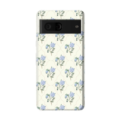 Vintage Garden | Blue Hydrangea Case iPhone Case get.casely Essential Google Pixel 7