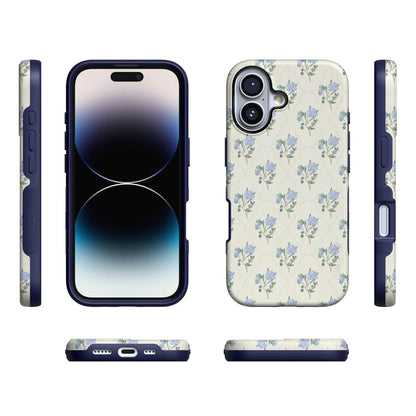 Vintage Garden | Blue Hydrangea Case iPhone Case get.casely