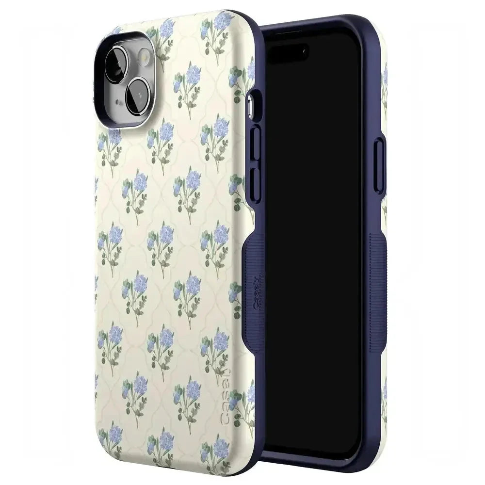 Vintage Garden | Blue Hydrangea Case iPhone Case get.casely