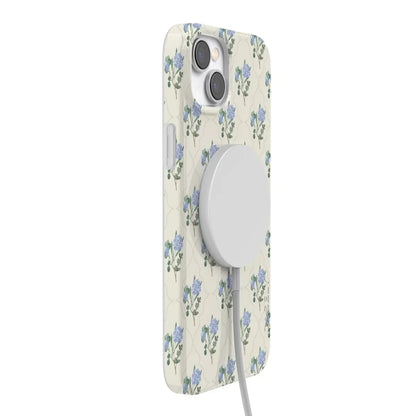 Vintage Garden | Blue Hydrangea Case iPhone Case get.casely