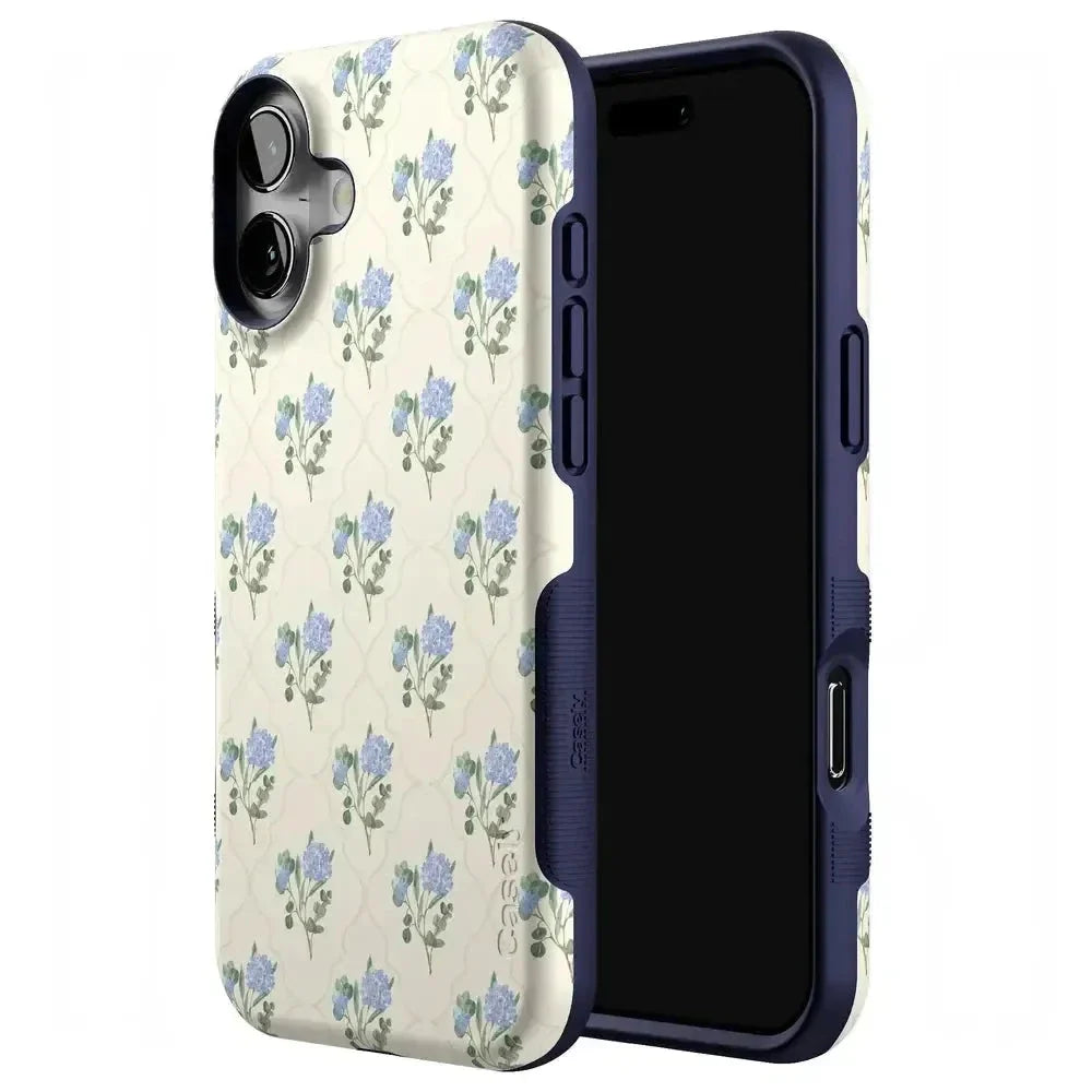 Vintage Garden | Blue Hydrangea Case iPhone Case get.casely