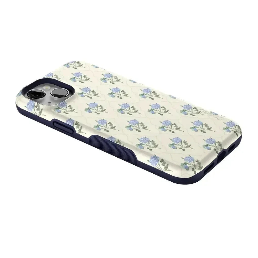 Vintage Garden | Blue Hydrangea Case iPhone Case get.casely