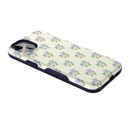 Vintage Garden | Blue Hydrangea Case iPhone Case get.casely