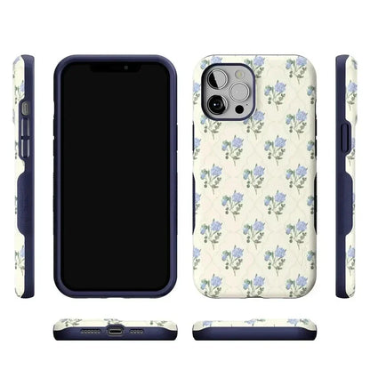 Vintage Garden | Blue Hydrangea Case iPhone Case get.casely