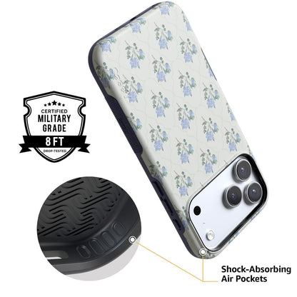 Vintage Garden | Blue Hydrangea Case iPhone Case get.casely