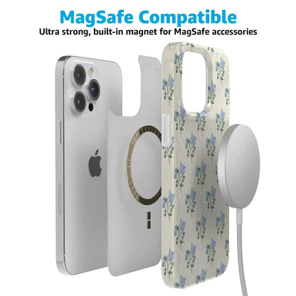 Vintage Garden | Blue Hydrangea Case iPhone Case get.casely